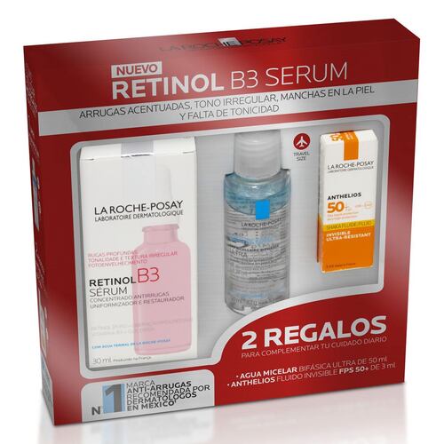 Pack Retinol B3 Serum Para Arrugas Acentuadas, Tono Irregular Y Manchas En La Piel
