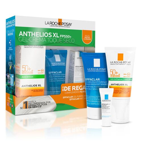 Pack Protector Solar LRP Rostro Anthelios Toque Seco Fps 50+