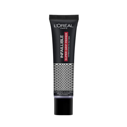 L'Oréal Paris Primer de maquillaje Infallible Super Grip, Transparente