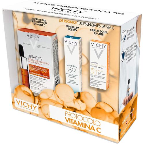 Protocolo Vitamina C: Shot Anti-OX + mini M89 10ml + mini Uv Age 3ml
