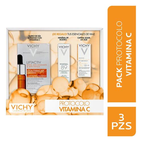 Protocolo Vitamina C: Shot Anti-OX + mini M89 10ml + mini Uv Age 3ml