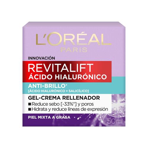 Gel-Cream L’Oreal Revitalift Ácido Hialurónico 50ml