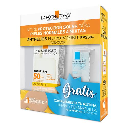 Pack Anthelios Fluido Color + AMicelar 50ml SS 22