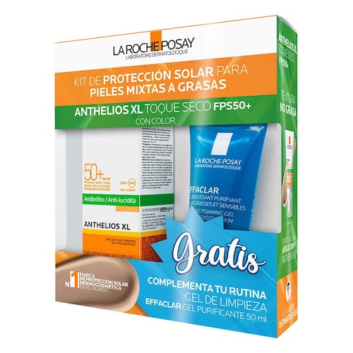 Kit protector solar para piel grasa con color Anthelios