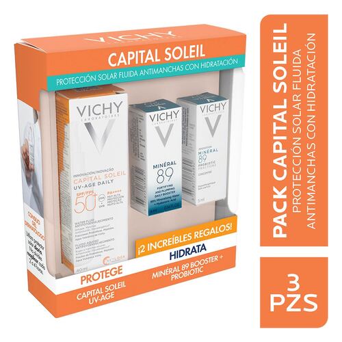 Kit Vichy Protección Solar Capital Soleil UV-AGE FPS50+
