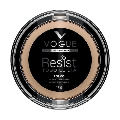 Polvo compacto Vogue Resist Glamour, Tono Glamour, 14g