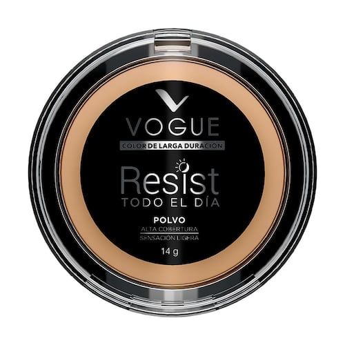 Polvo compacto Vogue Resist Glamour, Tono Avellana