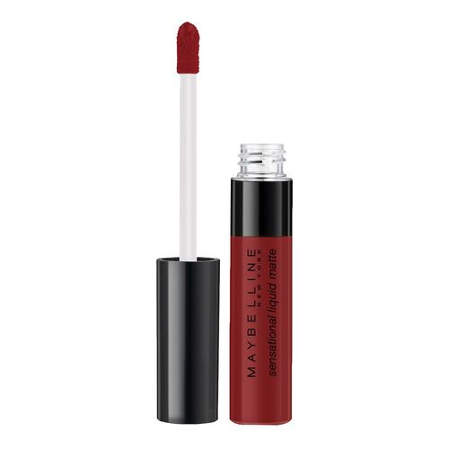 Labial Líquido Maybelline New York Color Sensational 01 carnival red 6ml