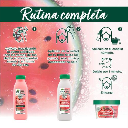 Acondicionador Garnier Fructis Hair Food Sandía 300ml