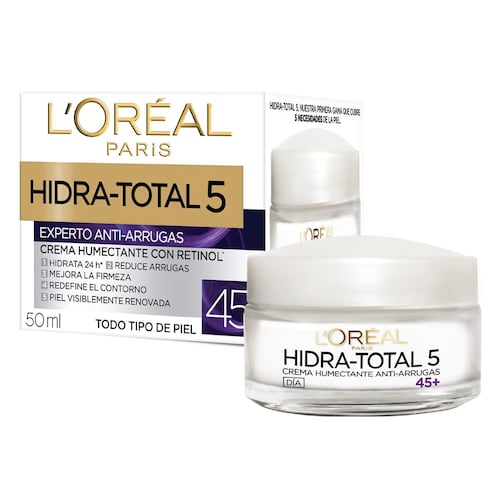 Crema Hidratante Antiarrugas 45+ Hidra Total5 L'Oréal Paris 50ml