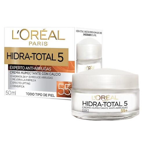 Crema Hidratante Antiarrugas 55+ Hidra Total5 L'Oréal Paris 50ml