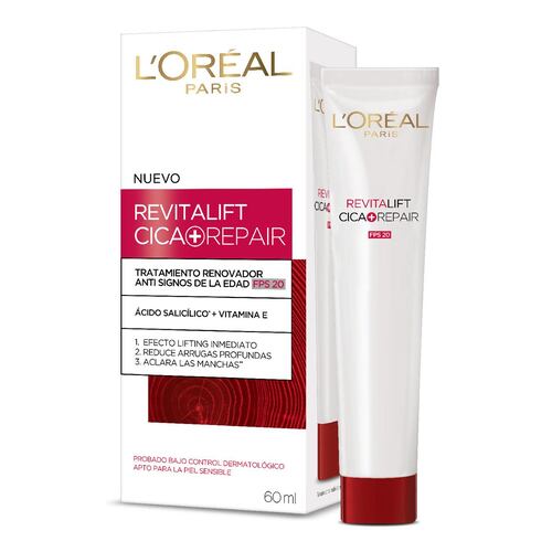 Crema Hidratante Antiarrugas Revitalift Cica+Repair L'Oréal Paris 60ml