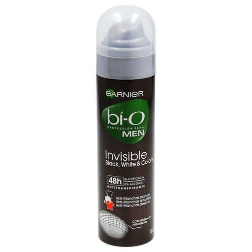 Desodorante Bi-O Men Invisible B&W Spray 150 Ml