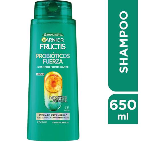 Shampoo Fortificante Probióticos 650 ml Fructis