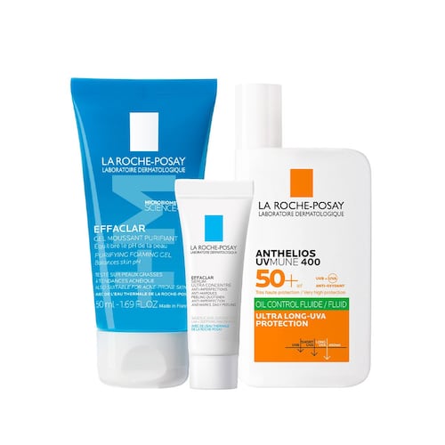 Kit La Roche Posay Protector Solar Piel Mixta a Grasa Anthelios UV Mune 400 FPS 50+ Oil Control-Fluido