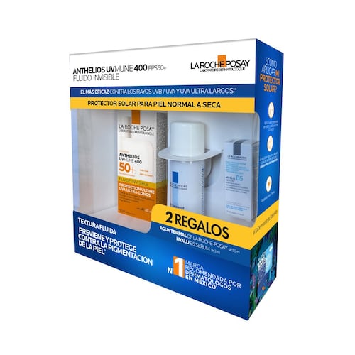 Kit La Roche Posay Protector Solar Piel Normal a Seca Anthelios UV Mune 400 FPS 50+