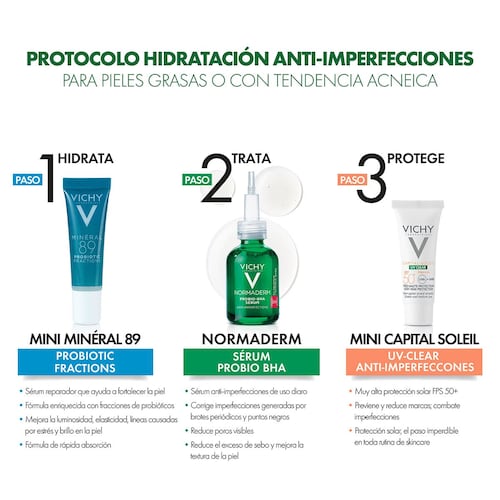Kit Vichy Piel Grasa Hidratación Back 2 School 24