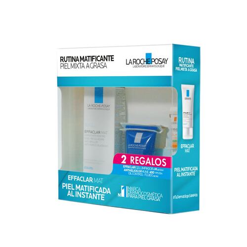 Kit Effaclar MAT + Effaclar Gel + Anthelios UV Mune Fluido con color