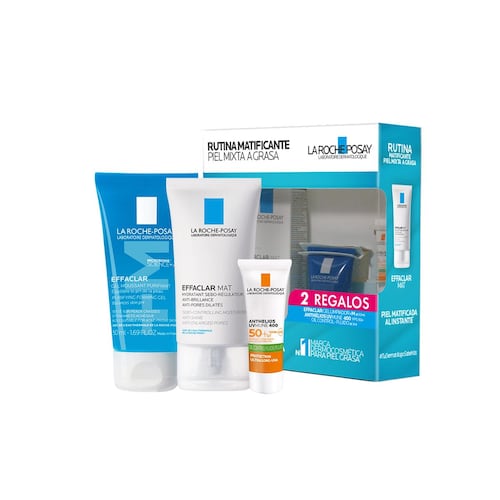 Kit Effaclar MAT + Effaclar Gel + Anthelios UV Mune Fluido con color