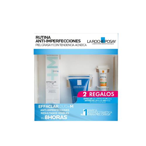 Kit Effaclar Dúo + M Anti-Imperfecciones + Effaclar Dúo + M + Anthelios UV Mune Fluido con Color