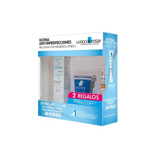 Kit Effaclar Dúo + M Anti-Imperfecciones + Effaclar Dúo + M + Anthelios UV Mune Fluido con Color