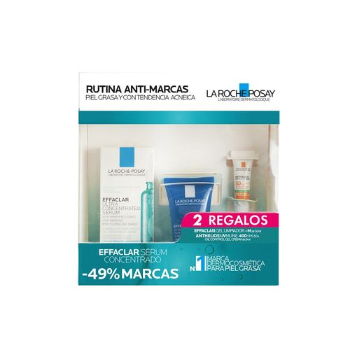 Kit Effaclar Serum + Effaclar Gel Purificante + Anthelios Oil Correct