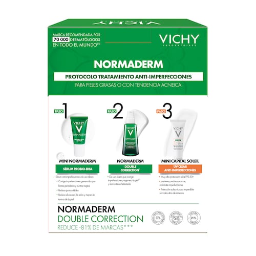 Kit Piel Grasa Tratamiento Vichy