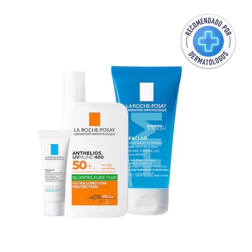 La Roche Posay Rutina De Protección Solar Con Textura Fluida Para Piel Mixta A Grasa