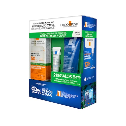 La Roche Posay Rutina De Protección Solar Con Textura Fluida Para Piel Mixta A Grasa