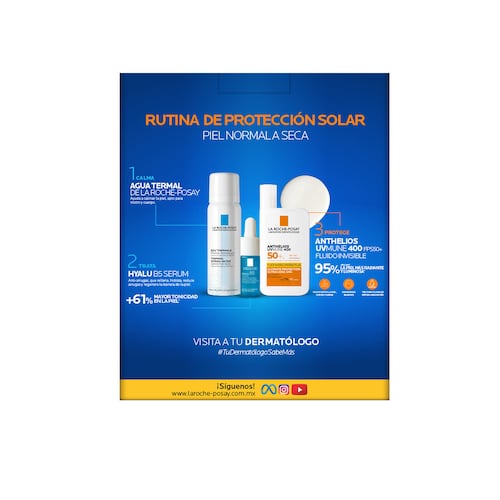 La Roche Posay Rutina De Protección Solar Para Piel Normal A Seca