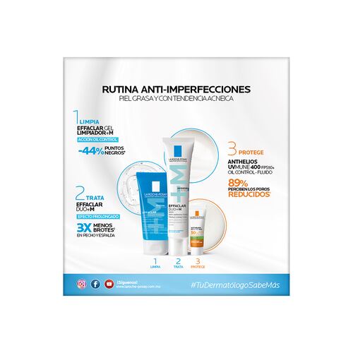 Kit La Roche Posay Effaclar Dúo + M Anti imperfecciones