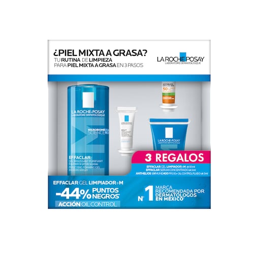 Kit La Roche Posay Effaclar Gel Limpieza Piel Mixta a Grasa