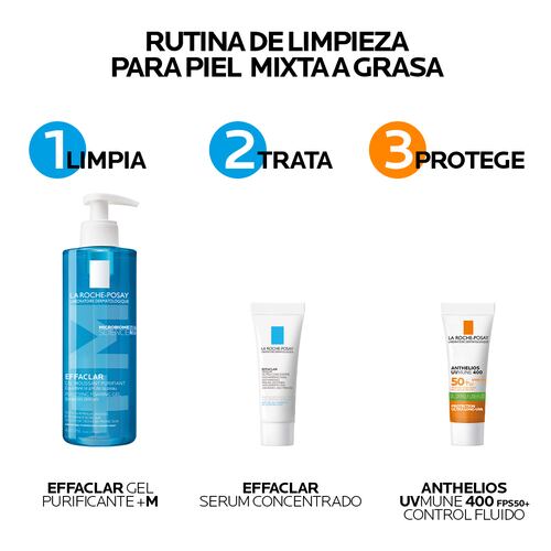 Kit La Roche Posay Effaclar Gel Limpieza Piel Mixta a Grasa