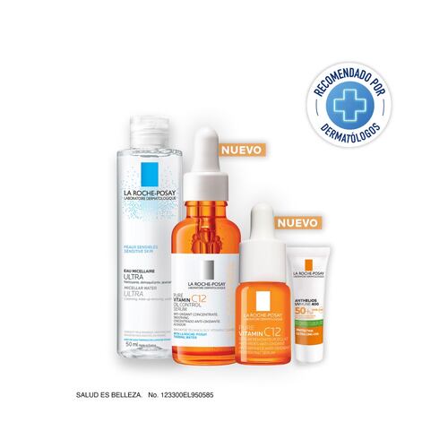 La Roche-Posay Kit Pure Vitamin C12 Oil Control Serum 30 ml + Agua ...