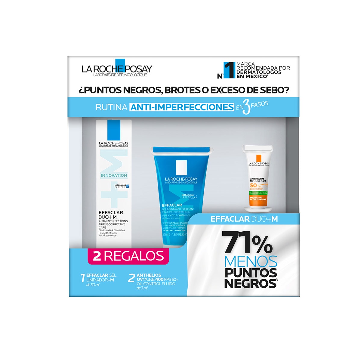 La Roche Posay Effaclar Rutina Pack Anti Imperfecciones