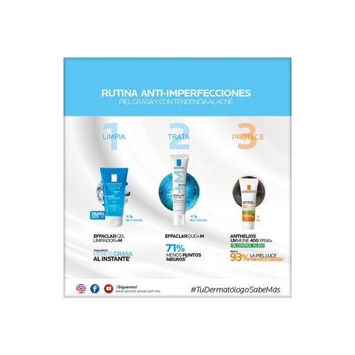 La Roche Posay Effaclar Rutina Pack Anti Imperfecciones