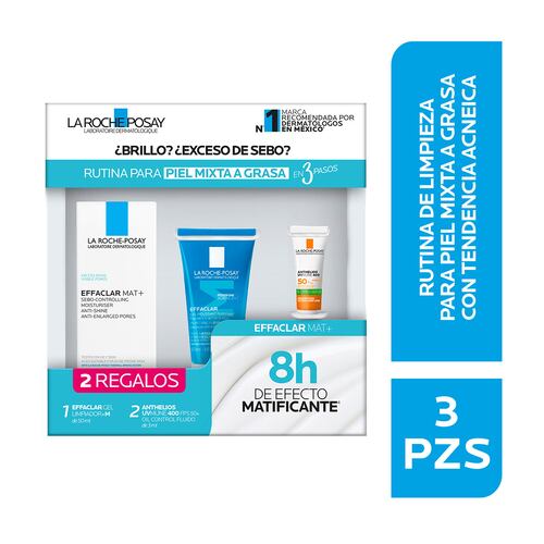 La Roche Posay Effaclar Rutina Pack Hidratación Para Piel Mixta A Grasa