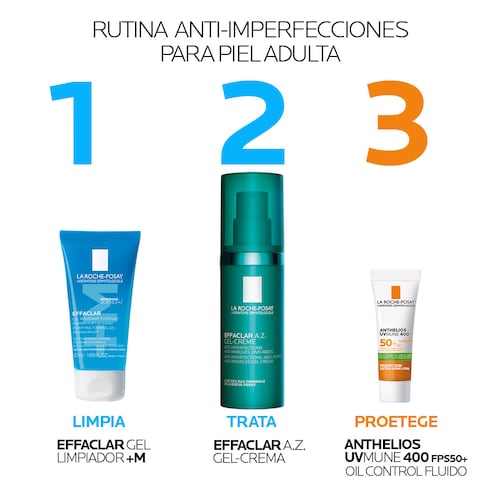 Kit Effaclar Az Para Piel Adulta Con Tendencia Acneica  La Roche Posay
