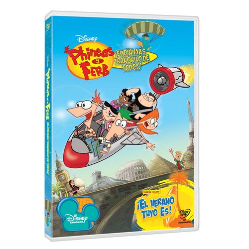 DVD Phineas and Ferb: El Día más Tranquilo de Todos