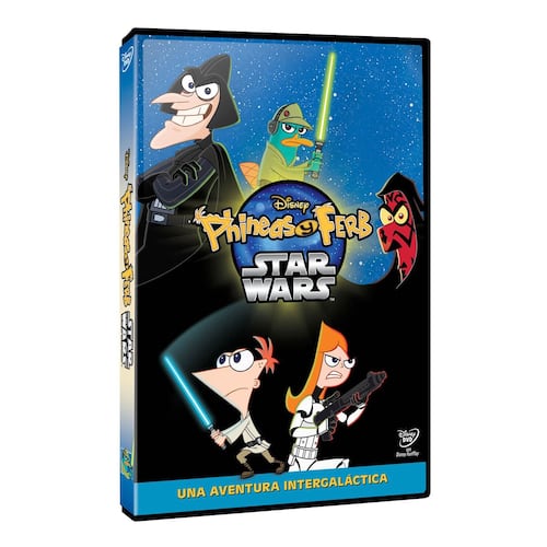 DVD Phineas y Ferb: Star Wars