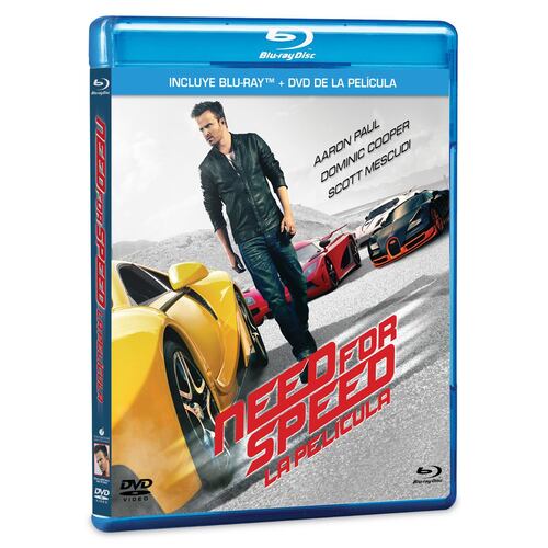 BR/DVD Need For Speed La Película