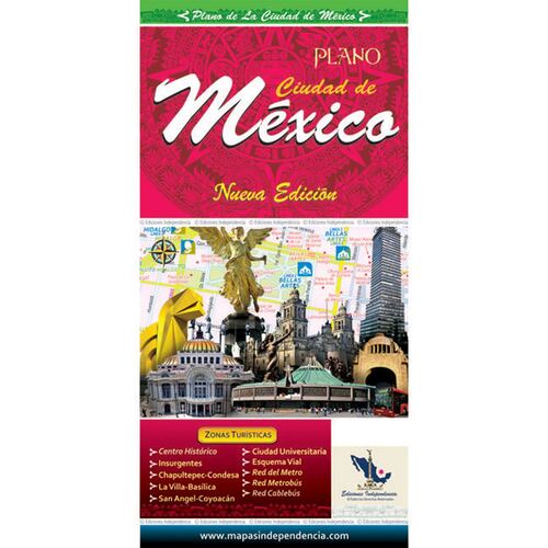 Plano Turístico de la Ciudad de México