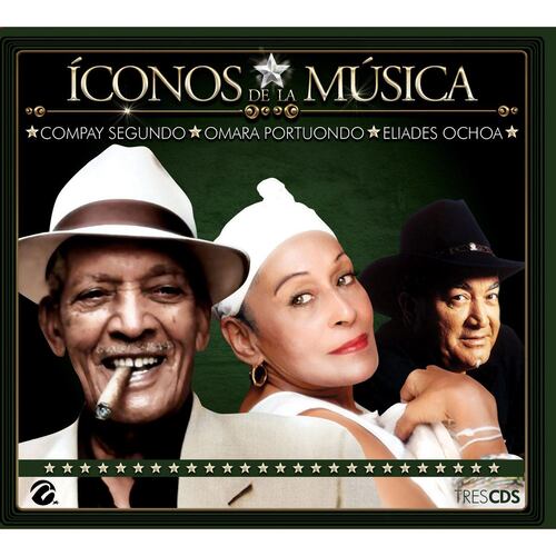 CD3 Compay Segundo; Omara Portuondo, Eliades Ochoa Iconos de la Música