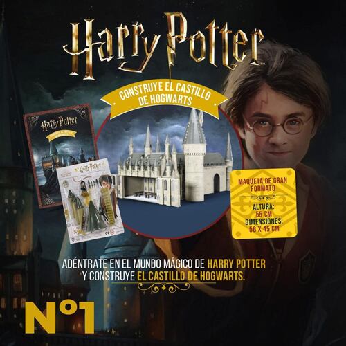 Colección Castillo Armable Harry Potter 01 Editorial Salvat