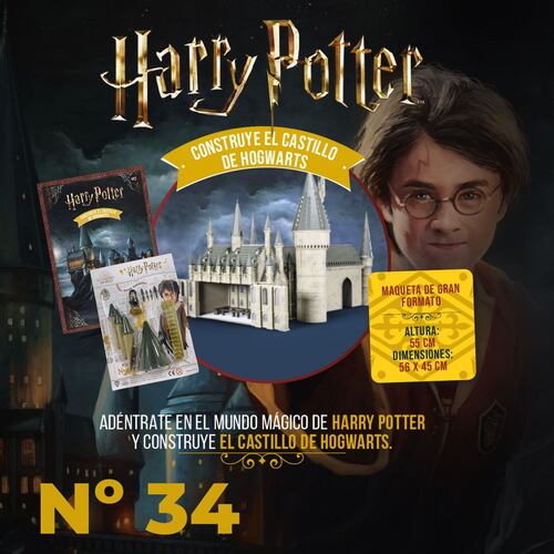 Coleccion Castillo Harry Potter 0034 Editorial Salvat SL Armable Harry Potter
