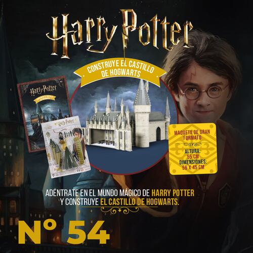 Colección Castillo Harry Potter 0054 Editorial Salvat SL Armable Harry Potter