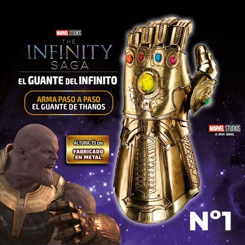 Colección Guante de Thanos 0001 Editorial Planeta de Agostini Sau Ficción
