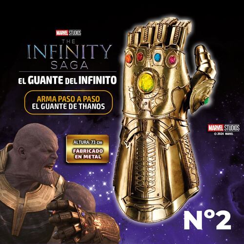 Colección Guante de Thanos 0002 Editorial Planeta de Agostini Sau Ficción