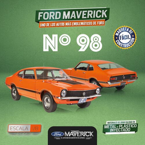 Colección Ford Maverick  0098 Editorial Salvat SL Vehiculos