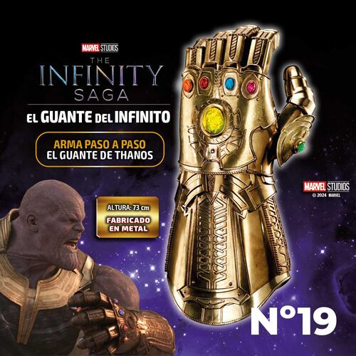 Colección Guante de Thanos 0019 Editorial Planeta de Agostini Sau